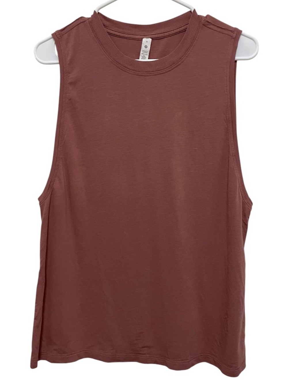 Lululemon all yours relaxed muscle tank dusty rose